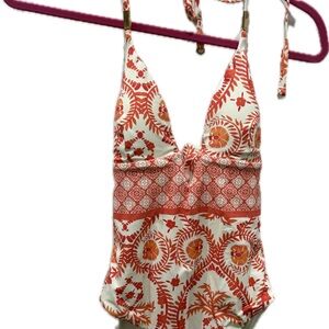 Reiss women’s Swimwear in Red and Cream